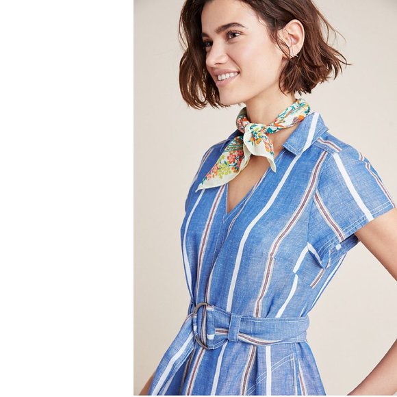 NWT { Anthropologie } Pilcro Striped Dress - Picture 3 of 9